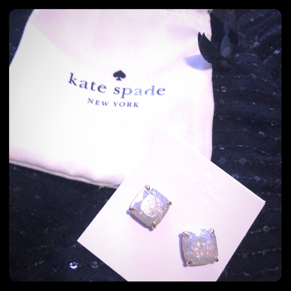 Kate spade glitter earrings